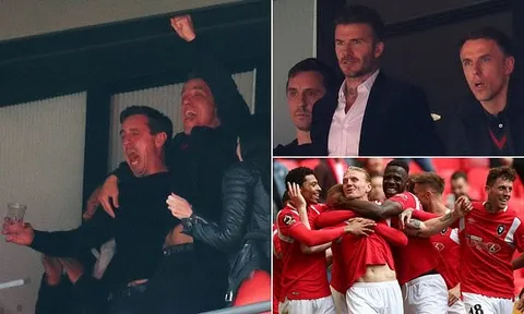 'Class of 92' của Man Utd hái quả ngọt với Salford City