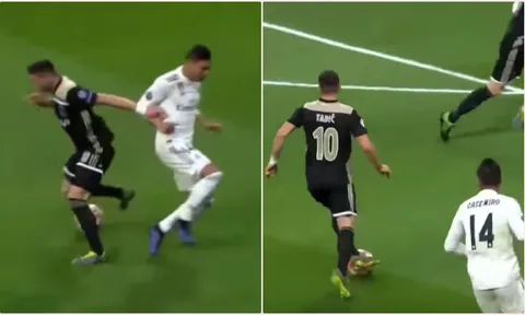 Đáng sợ! Casemiro "đứng im" nhìn sao Ajax xoay người "hạ nhục"