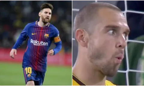 Bị Messi xé lưới 3 lần, thủ môn Betis phản ứng không thể tin nổi!