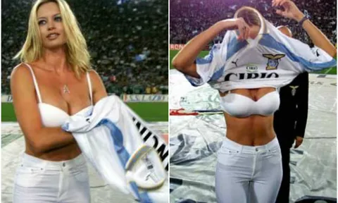 Người mẫu 47 tuổi hứa cởi đồ nếu Lazio vô địch Serie A