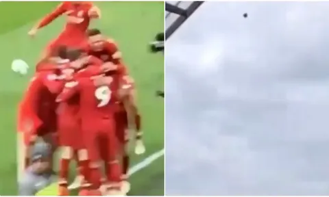 Van Dijk ăn mừng bằng cách gửi trái bóng cho... người ngoài hành tinh