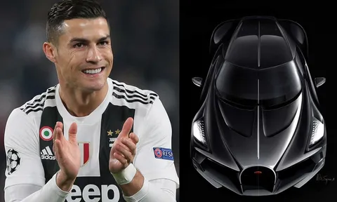 Ronaldo được đồn tậu siêu xe Bugatti 11 triệu euro