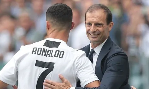 Cristiano Ronaldo nói lời cảm động trong ngày chia tay Max Allegri
