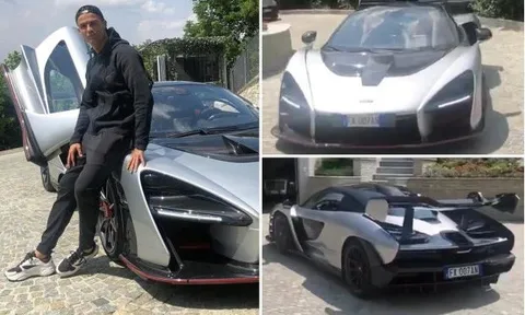 Cristiano Ronaldo tạo dáng bên siêu xe 750 nghìn bảng