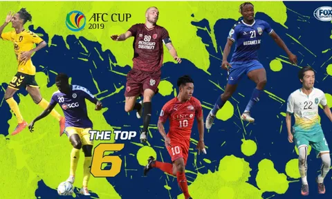 Cùng lập hattrick, 2 đại diện Việt Nam lọt top 6 cầu thủ hay nhất lượt 4 AFC Cup