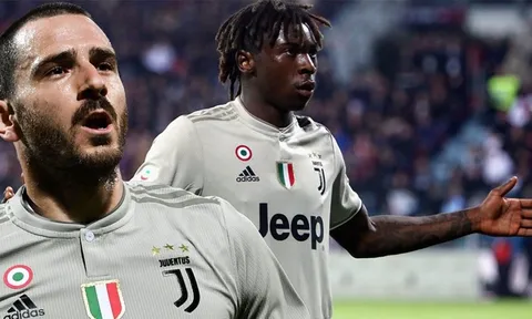 Cựu sao Juventus: “Bonucci đáng xấu hổ, thật tự hào về Kean”