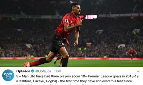 Rashford giúp MU tái hiện điều 6 năm chưa làm được