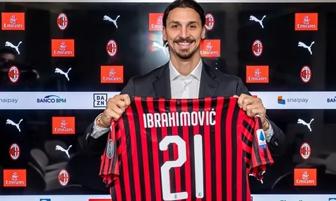 Đã rõ lý do Ibrahimovic chọn số áo 21 ở AC Milan