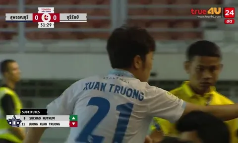 Đá trận thứ 2 cho Buriram, Xuân Trường tiếp tục phải rời sân sớm