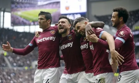 Đánh bại Tottenham, West Ham trở thành đội bóng đầu tiên làm được điều này