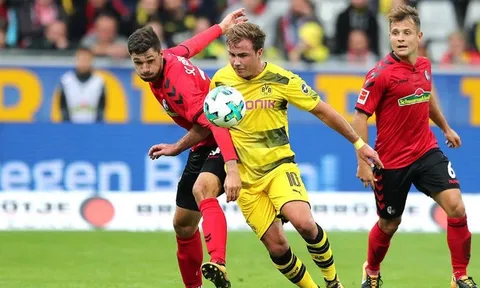 Đấu Freiburg, Dortmund sở hữu thành tích ấn tượng chỉ kém mỗi Bayern