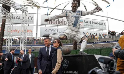 David Beckham chính thức được dựng tượng tại Mỹ
