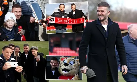 David Beckham ra dáng ông chủ Salford City