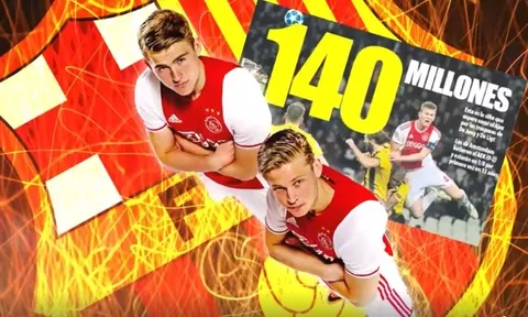 Đây, phản hồi của De Ligt khi được hỏi về việc gia nhập Barca