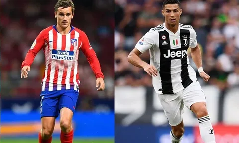 Đến bao giờ Griezmann mới thắng được Ronaldo?