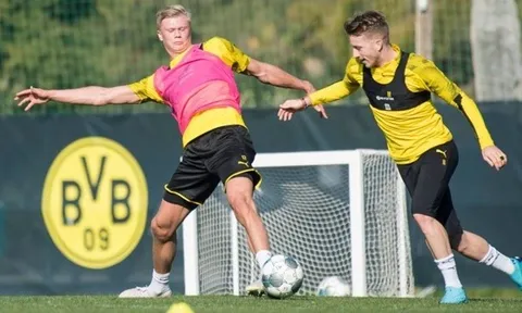 Đến Dortmund chưa lâu, Haaland đã được đồng đội khen nức nở