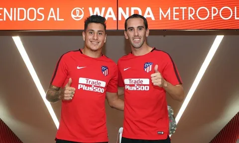 Diego Godin – Jose Gimenez: Điểm tựa thăng hoa của Atletico Madrid