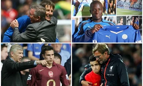 Đội hình 11 phi vụ béo bở Premier League: 2 niềm kiêu hãnh Sir Alex, Judas của Giáo sư
