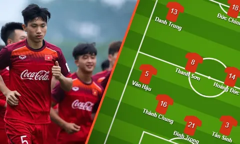 Đội hình ra sân U23 Việt Nam vs U23 Brunei: Quân Hà Nội áp đảo, chỉ có 1 cái tên HAGL