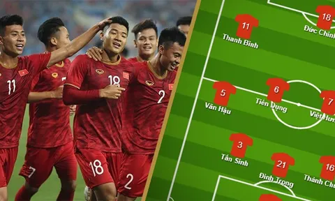 Đội hình ra sân U23 Việt Nam vs U23 Indonesia: Đình Trọng tái xuất, đặt niềm tin vào "ảo thuật gia"