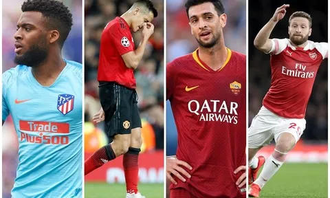 Đội hình tệ nhất châu Âu mùa 2018/19: 'Nỗi đau' Emery, rắc rối của M.U