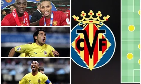 Đội hình 'khủng' từng khoác áo Villarreal: Số 10 cổ điển cuối cùng và 4 sao M.U