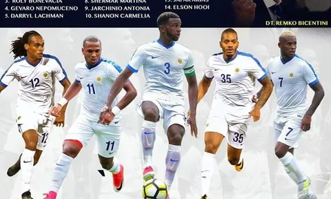 Đội tuyển Curacao mang dàn sao Premier League và châu Âu đấu King's Cup