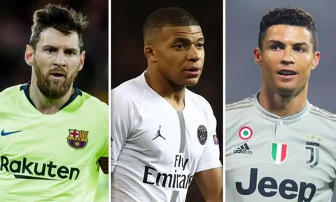 Dự đoán Cầu thủ xuất sắc nhất 5 giải đấu hàng đầu châu Âu: Mbappe sánh ngang Messi, Ronaldo