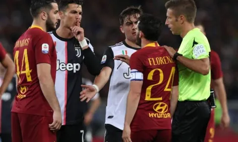 Khích bác đội trưởng AS Roma, Ronaldo hứng chịu trái đắng