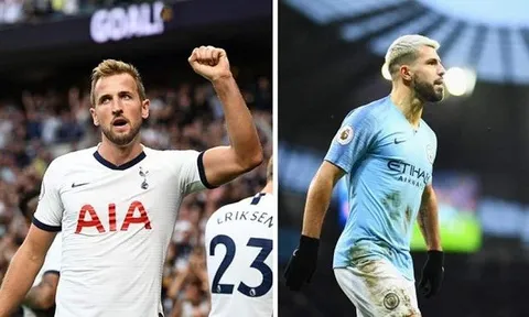 Đã ghi tên vào sách sử, Aguero vẫn bị đánh giá thấp hơn Harry Kane