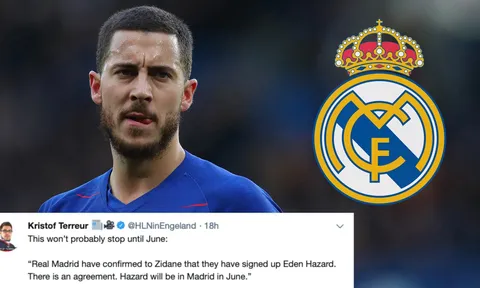 NÓNG! Eden Hazard đã là người của Real Madrid?