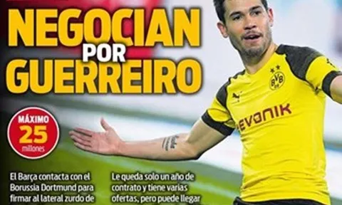 Chi 25 triệu euro, Barca quyết mang "trụ cột" Dortmund về Camp Nou