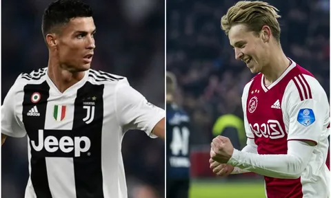 Frenkie de Jong hào hứng khi được đối đầu Ronaldo