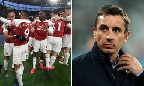 Gary Neville: "2 cậu ấy đã giúp Arsenal giành chiến thắng trước Man Utd"
