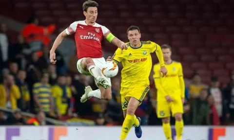 Arsenal đón 1 vui 1 buồn sau trận đấu với BATE Borisov