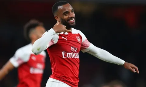 Lacazette thể hiện sự độc tôn ở Arsenal