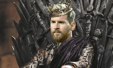 Góc biếm họa: Đức vua Lionel Messi sau đêm Camp Nou huyền ảo