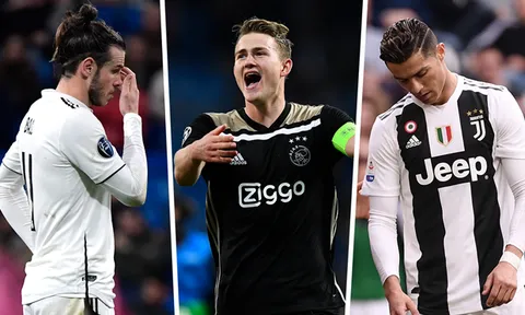 Góc thống kê: Ajax sử dụng đội hình 95 triệu euro để loại Real và Juventus?