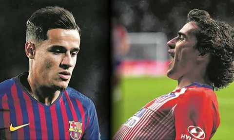 Griezmann gia nhập Barca đẩy 1 siêu sao tới Man Utd