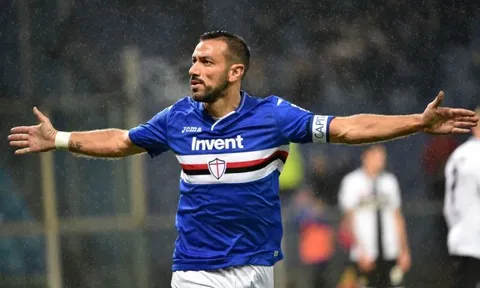 Hết vượt mặt Ronaldo, "Lão ông" Quagliarella lại đi vào lịch sử Italia