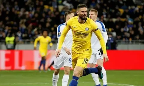Higuain mất đến 9 trận đấu cũng chưa làm được 1 điều bằng Giroud