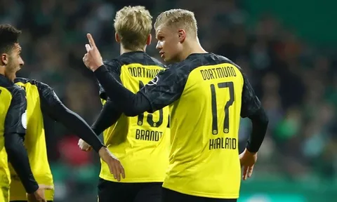 "Họng pháo" Haaland tiếp tục nổ, thiết lập thành tích siêu khủng ở Dortmund