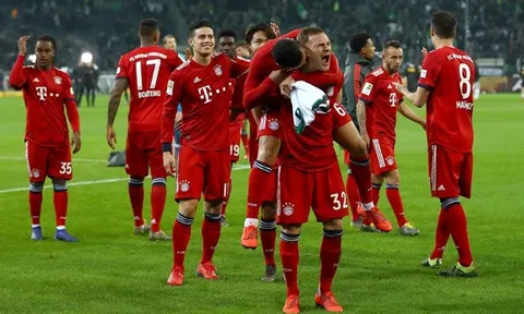 Hủy diệt Monchengladbach, Bayern chính thức san bằng điểm số với Dortmund