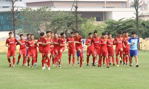 Vắng Quang Hải, Văn Hậu, Đình Trọng... U23 Việt Nam vẫn miệt mài rèn quân