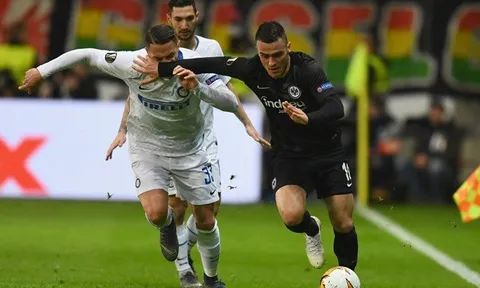 Inter Milan và Eintracht Frankfurt cầm chân nhau trong trận cầu hấp dẫn