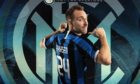 CHÍNH THỨC: Eriksen gia nhập Inter Milan, khoác số áo cựu sao Man Utd