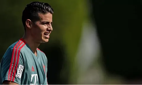 James trở lại, sắp có trận đấu cuối cùng trên sân Allianz Arena