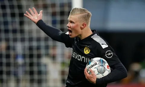 Giã nát Augsburg, Haaland tái hiện thành tích khủng của "họng pháo" Arsenal