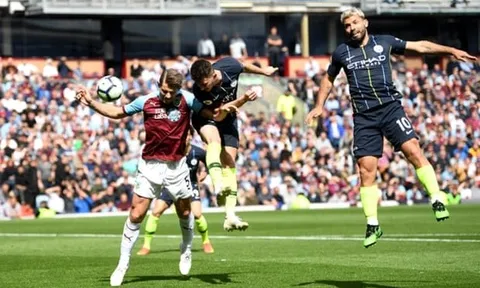 Khao khát như Man City! Vùi dập Burnley từ trên không trung
