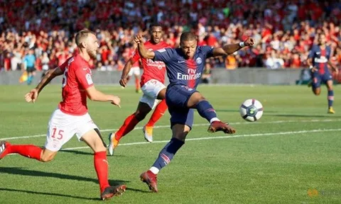 Mbappe lập kỷ lục ghi bàn tại Ligue 1